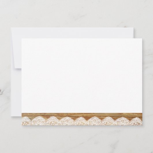 Personalisierte Land-danken die hölzerne Dankeskarte (Vorderseite)