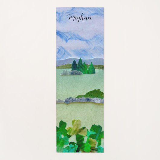 Personalisierte Landschaft Yogamatte (Vorderseite)