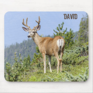 Personalisierte Landschaftliche Elch-Maus-Pad Mousepad