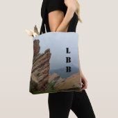 Personalisierte Landschaftliche Rote Steine Tasche (Von Nahem)