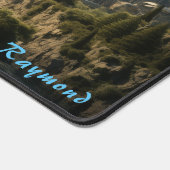 Personalisierte Landschaftsfläche der Zukunft Schreibtischunterlage (Ecke)