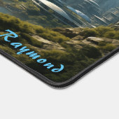 Personalisierte Landschaftsfläche der Zukunft Schreibtischunterlage (Ecke)