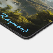 Personalisierte Landschaftsfläche der Zukunft Schreibtischunterlage (Ecke)