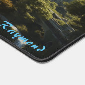 Personalisierte Landschaftsfläche der Zukunft Schreibtischunterlage (Ecke)