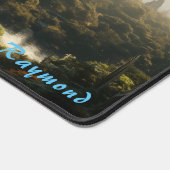 Personalisierte Landschaftsfläche der Zukunft Schreibtischunterlage (Ecke)