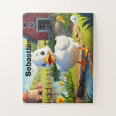 Personalisierte landwirtschaftliche Ente Puzzle (Vertikal)