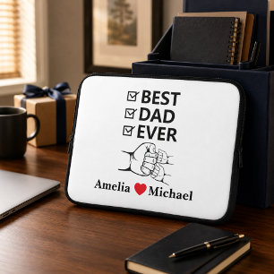 Personalisierte Laptop-Tasche 'Bester Vater aller  Laptopschutzhülle