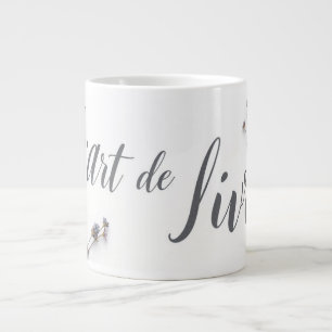 Personalisierte L'Art de Vivre Slow Living-Ästheti Jumbo-Tasse