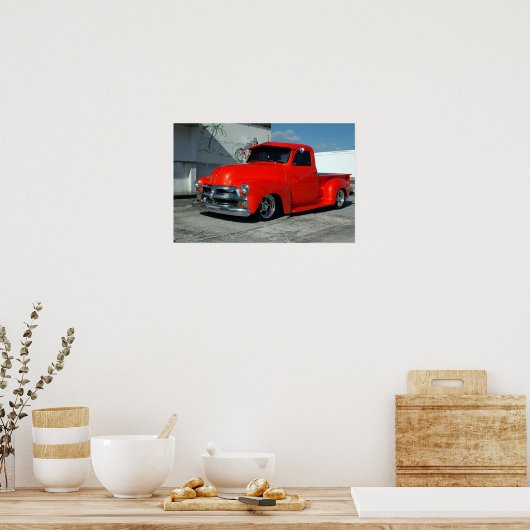 Personalisierte Lastkraftwagen Poster (Küche)