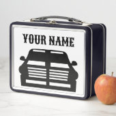 Personalisierte Lastkraftwagen und Personenkraftwa Metall Brotdose (Beispiel)