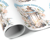 Personalisierte Laterne Eid Mubarak Geschenkpapier (Rolleneckpunkt)