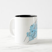 Personalisierte Latte Tasse (Vorderseite Links)