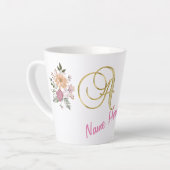 Personalisierte Latte Tasse (Linke Ecke)