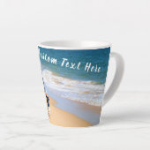 Personalisierte Latte-Tasse des Fotos mit benutzer Milchtasse (Rechte Ecke)