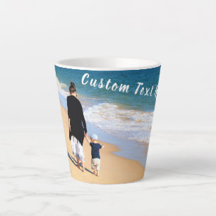 Personalisierte Latte-Tasse des Fotos mit benutzer Milchtasse