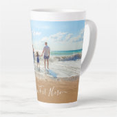 Personalisierte Latte-Tasse des Fotos mit benutzer Milchtasse (Rechte Ecke)