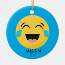 Personalisierte Laughout Loud Emoji Ornament