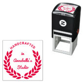 Personalisierte Laurel Wreath Juwelierqualität Permastempel (Beispiel)