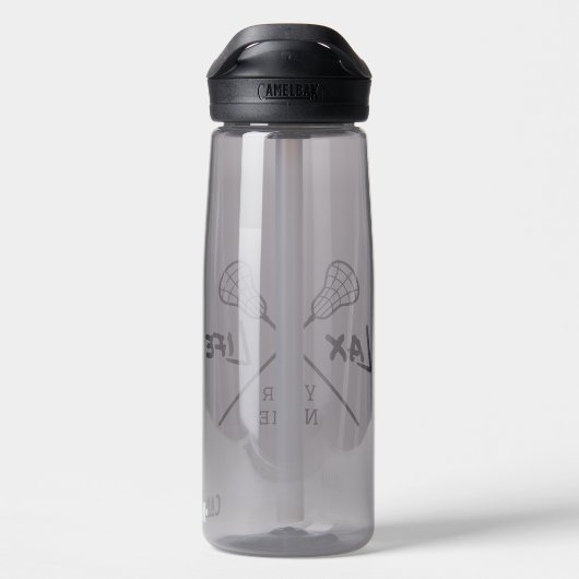 Personalisierte LAX (Lacrosse) Trinkflasche (Rückseite)