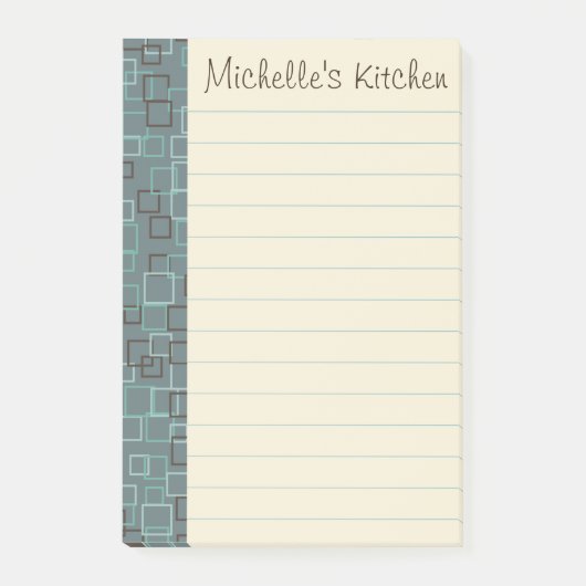 Personalisierte Lebensmittelgeschäft Küche Post It Post-it Klebezettel (Vorderseite)