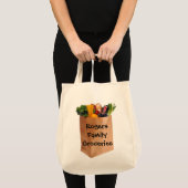 Personalisierte Lebensmittelgeschäft-Tasche - Tragetasche (Vorderseite (Produkt))