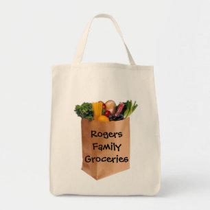 Personalisierte Lebensmittelgeschäft-Tasche - Tragetasche