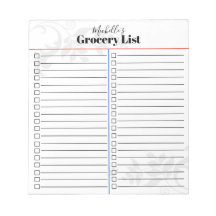 Personalisierte Lebensmittelliste