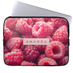 Personalisierte lebhafte Himmlische-Rasberry-Wonne Laptopschutzhülle