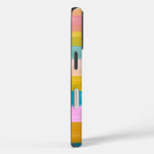 Personalisierte, lebhafte Pastell-Streifen Pinsels Case-Mate iPhone Hülle (Rückseite / Rechts)