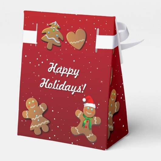 Personalisierte Lebkuchen Geschenkschachtel (Rückseite)