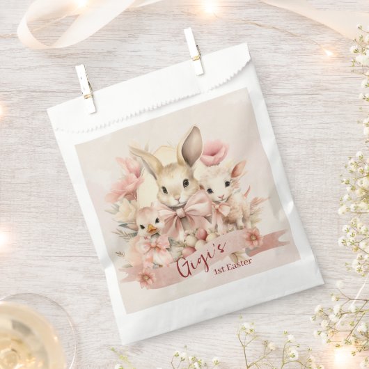 Personalisierte Leckereien für Bunny, Chick & Lamb Geschenktütchen (Ausgeschnitten)