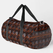 Personalisierte Leder-Optik-Tasche Duffle Bag (Rechte Ecke)
