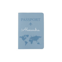 Personalisierte Leder-Pass-Hülle – Benutzerdefinie