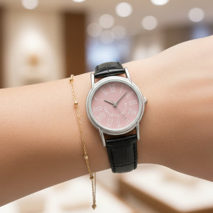 Personalisierte Lederuhr als Geschenk für Sie oder Armbanduhr