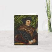 Personalisierte/Leere Heilige Thomas Morus Karte (Vorderseite)