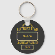 Personalisierte Legendäre Serie Gold Geburtstag