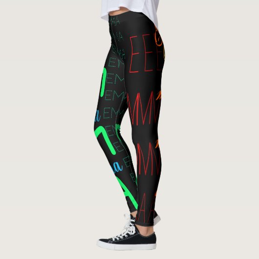 Personalisierte Leggings für die Wiederholung von  (Links)