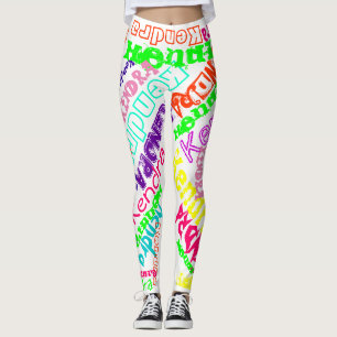 Personalisierte Leggings mit individuellem Namen