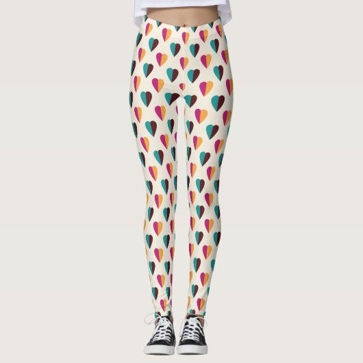Personalisierte Leggings mit superlustigen Abzügen (Vorderseite)
