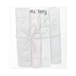 Personalisierte Lehrbücher, die mit Wein verbunden Notizblock