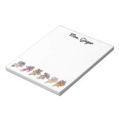 Personalisierte Lehrer Bleistifte Papierbögen für  Notizblock (Rotiert)