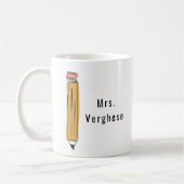 Personalisierte Lehrer Kaffeetasse (Links)