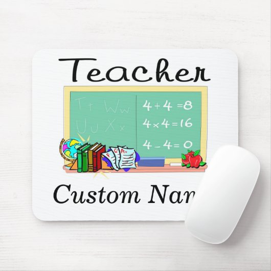 Personalisierte Lehrer-Mausunterlage Mousepad (Mit Mouse)