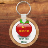 Personalisierte Lehrer Schlüsselanhänger keine Min (Vorderseite)