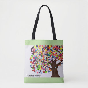 Personalisierte Lehrer-Tasche Tasche-d, die Baum Tasche
