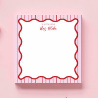 Personalisierte Lehrerbeste Würdigung Rosa Rot Wel
