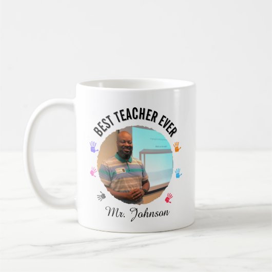 Personalisierte Lehrerbewertung der modernen Schul Kaffeetasse (Links)