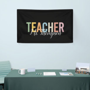 Personalisierte Lehrerbewertung zurück zur Schule Banner
