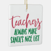 Personalisierte LehrerInnen machen immer die Nizza Keramikornament (Rechts)