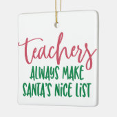 Personalisierte LehrerInnen machen immer die Nizza Keramikornament (Links)